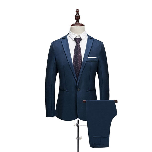 Oeak Hot Men Blazers Suit Sets 3 Pcs Blazer Suit +Vest +Pants Business Suits Sets Solid Color Oversize Dress Business Suit Set