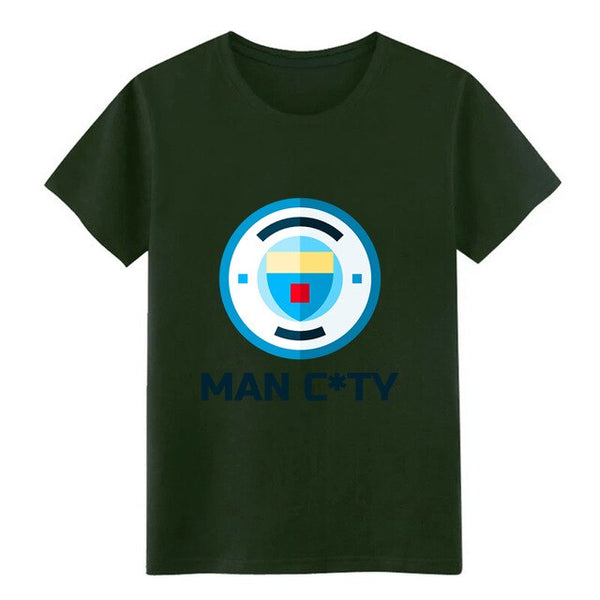 Men's Manchester city t shirt Customize cotton size S-3xl Trend Gift Basic Spring Autumn Kawaii shirt