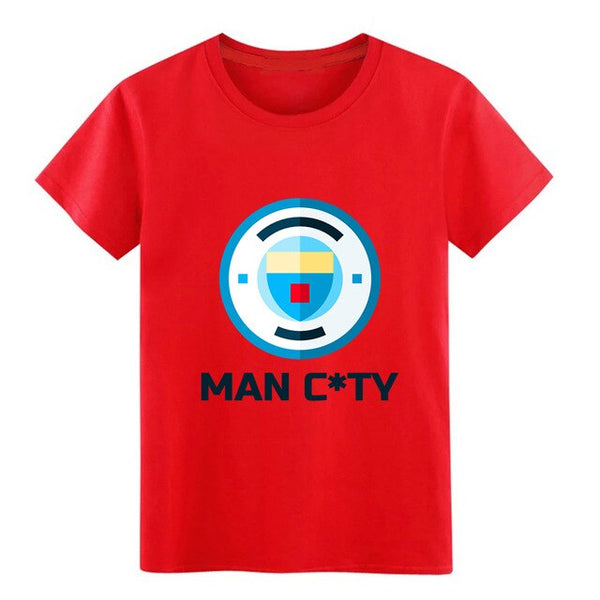 Men's Manchester city t shirt Customize cotton size S-3xl Trend Gift Basic Spring Autumn Kawaii shirt