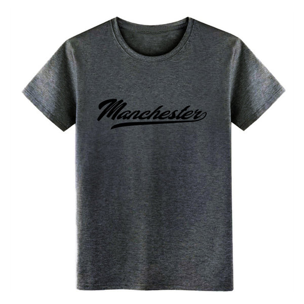Men's Manchester City T-Shirt t shirt Customize cotton Crew Neck cool Cute fashion Spring Normal shirt